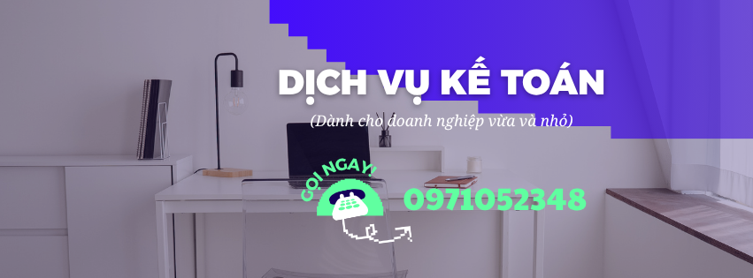 Xanh Dương Dịch Vụ Kế Toán Ảnh Bìa Facebook